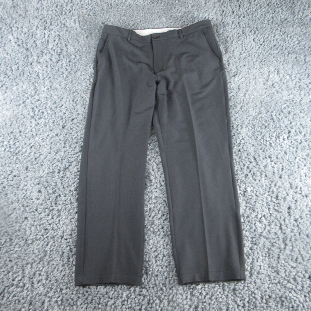 Greg Norman Pants Mens 38x30 Black Golf Chino 38x28.5*